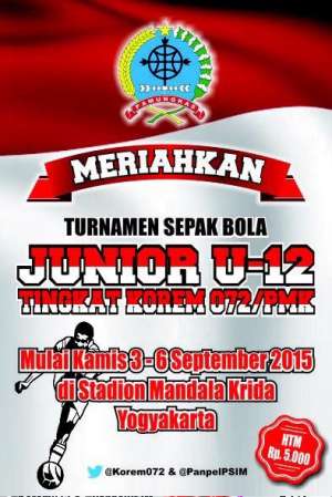 Turnamen Sepakbola Junior (U-12) Se-DIY & Eks. Kedu