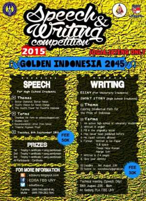 Speech & Writing Competition