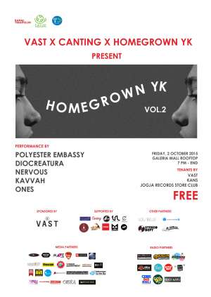 Homegrown YK Vol. 2 Hadir di Rooftop Mall Galeria Yogyakarta