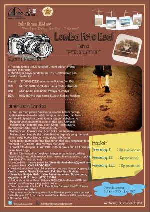 Lomba Foto Esai Bulan Bahasa UGM
