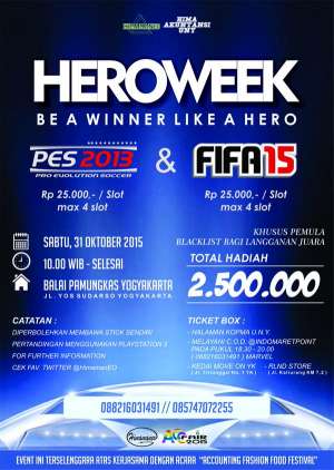 Heroweek Kompetisi PES2013 & FIFA15