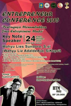 Entrepreneur Conference di Auditorium FTI UII