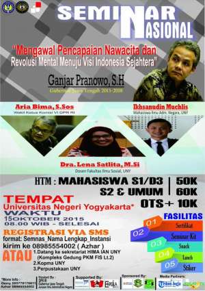 Seminar Nasional Bersama Ganjar Pranomo
