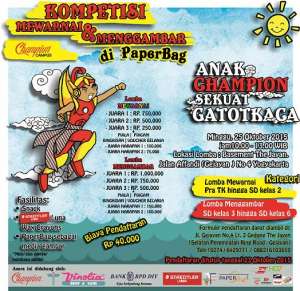 Lomba Mewarnai dan Menggambar di Paperbag untuk Anak