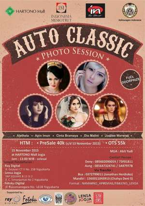 Auto Classic Photo Session di Hartono Mall Jogja