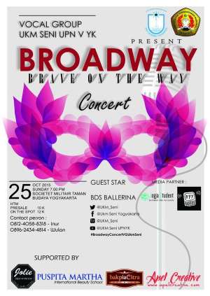 Broadway Concert oleh Vocal Group UKM Seni UPN Jogja