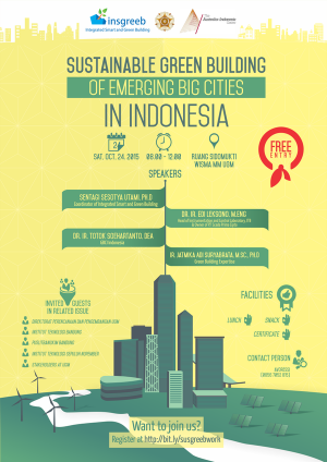 Workshop Sustainable Green Building of Emerging Big Cities in Indonesia