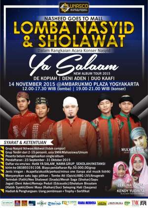 Lomba Nasyid dan Sholawat "Ya Salaam"