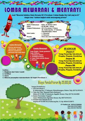 Lomba Mewarnai Menyanyi untuk TK