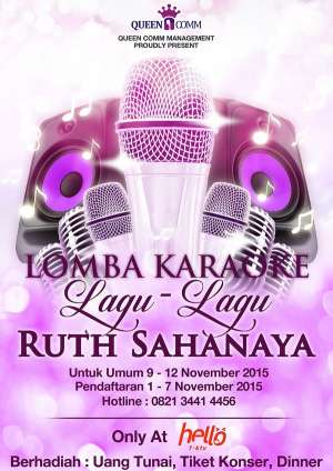 Lomba Karaoke Lagu-Lagu Ruth Sahanaya