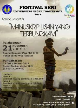 Lomba Baca Puisi Regional DIY