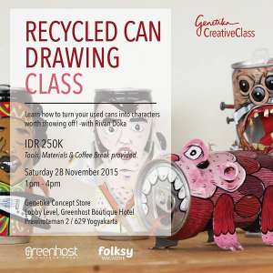 Workshop Recycled Drawing Can