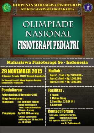 Olimpiade Nasional Fisioterapi Pediatri