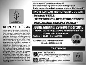 Kopdar Hidroponik Jogja