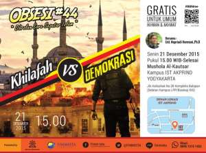Obsesi Edisi 44: Khilafah vs DEMOKRASI