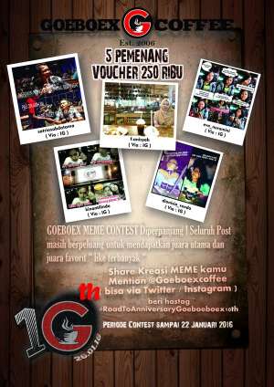 Lomba Membuat Meme Goeboex Coffee