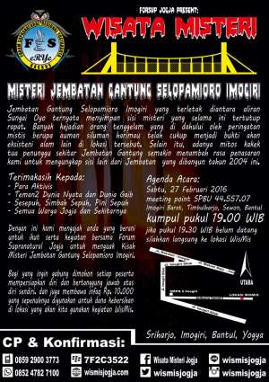 Wisata Misteri Jembatan Gantung Selopamioro