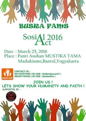 show your humanity and faith and join us