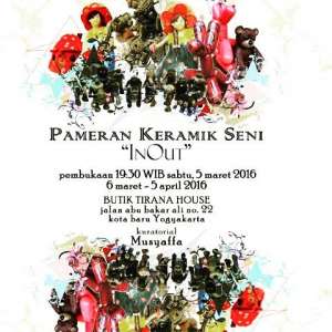 Pameran Keramik In Out di Tirana House Kotabaru