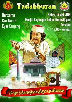 Tadabburan Bersama Cak Nun di Masjid Kagungan Dalem Rotowijayan Keraton