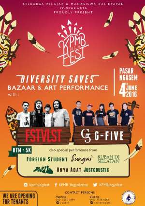 Diversity Saves, Bazaar and Art Performance with FSTVLST 