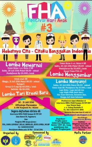 Festival Hari Anak di Pendopo Parasamya