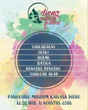 acara seru  di panggung Kailasa festival dieng