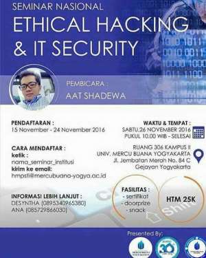 Seminar Nasional Ethical Hacking & IT Security