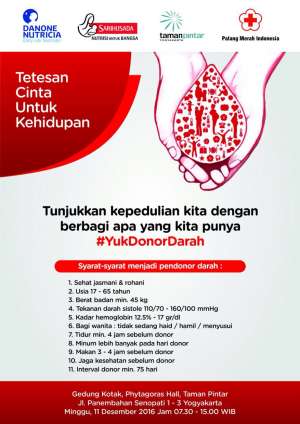 Donor Darah "Tetesan Cinta untuk Kehidupan"