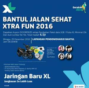 Bantul Jalan Sehat Xtra Fun 2016