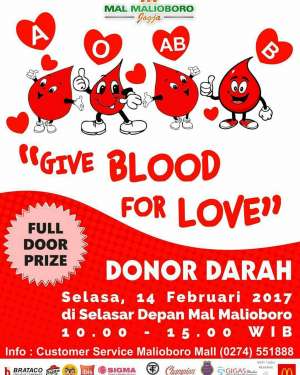 Donor Darah "Give Blood For Love "