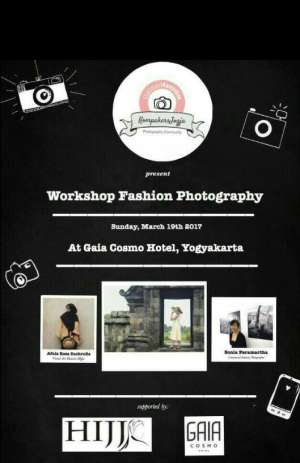 Workshop Fashion Fotography "MAKSIMALKAN PENGGUNAAN KAMERA SMARTPHONE DALAM MEMOTRET PRODUK" 