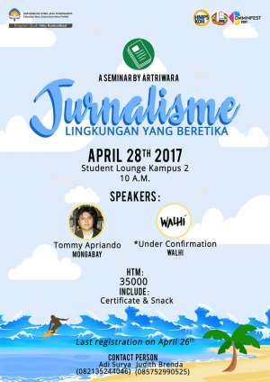 Seminar Jurnalisme "Lingkungan Yang Beretika"