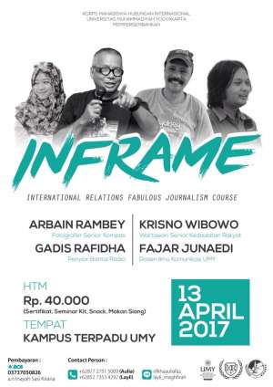 Workshop Jurnalistik "Inframe"