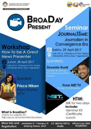 BroaDay present Seminar Journalism 