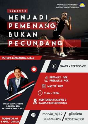 Seminar Menjadi Pemenang Bukan Pecundang  