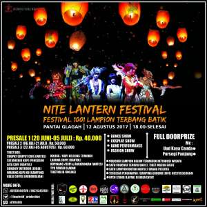 Nite Lantern Festival 2017 di Pantai Glagah