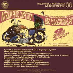 Instagram Photo Competition "Road To Djogjantique Day 2017" 