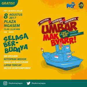 FKY Kota Jogja 'Selasa Berbudaya'