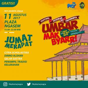 FKY Kota Jogja 'Jumat Merapat'