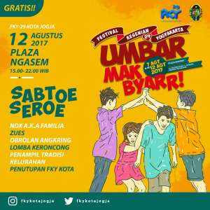 FKY Kota Jogja ' Sabtoe Seroe'