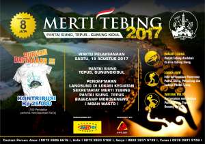 Merti Tebing 2017 Pantai Siung Tepus 