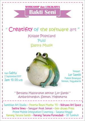 Workshop Lokakarya Bakti Seni "Creativity Of The Software Art"