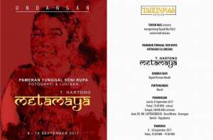 Pameran Tunggal Seni Rupa T. Hartono " Metamaya"