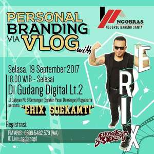 Personal Branding Via Vlog bersama Erix Soekamti