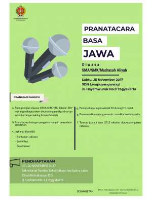 Lomba Pranatacara Basa Jawa
