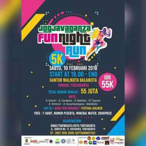 Jogja Vaganza Fun Night Run 2018