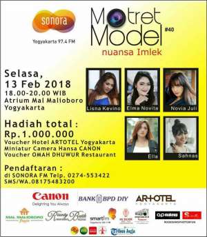 Motret Model "Nuansa Imlek"