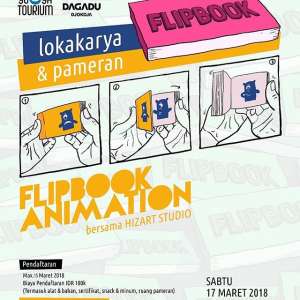 Pameran dan Lokakarya Flipbook Animation
