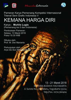 Pameran Seni Grafis Muhlis Lugis KEMANA HARGA DIRI